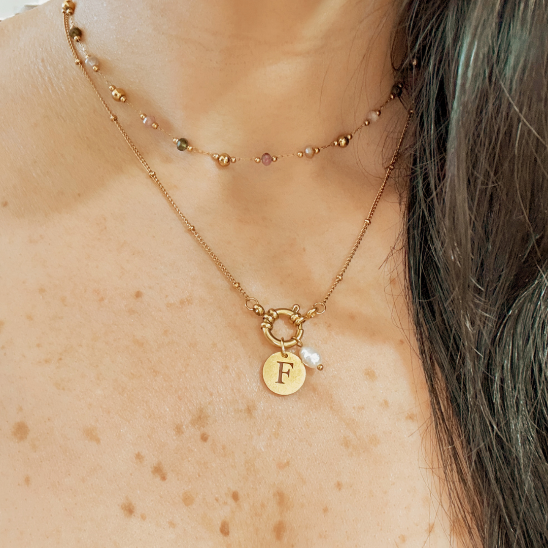 Initial Glam Necklace