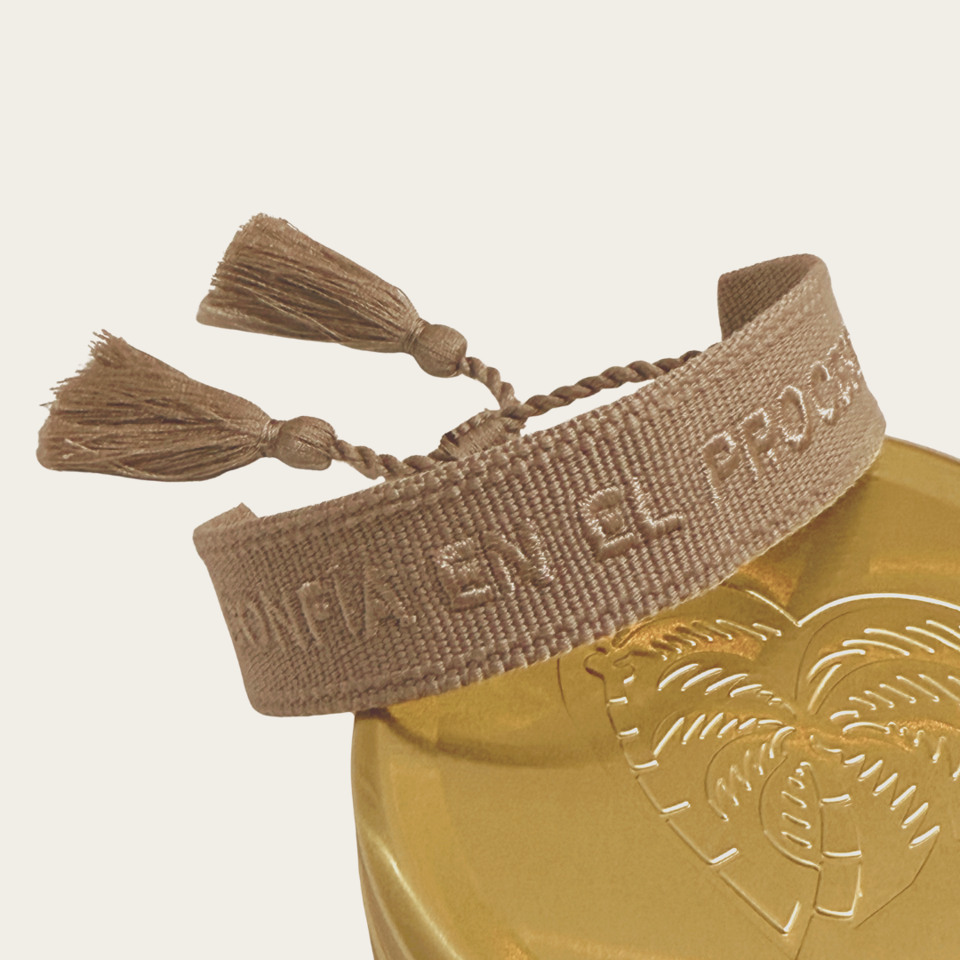 Confía en el proceso... hilo bracelet